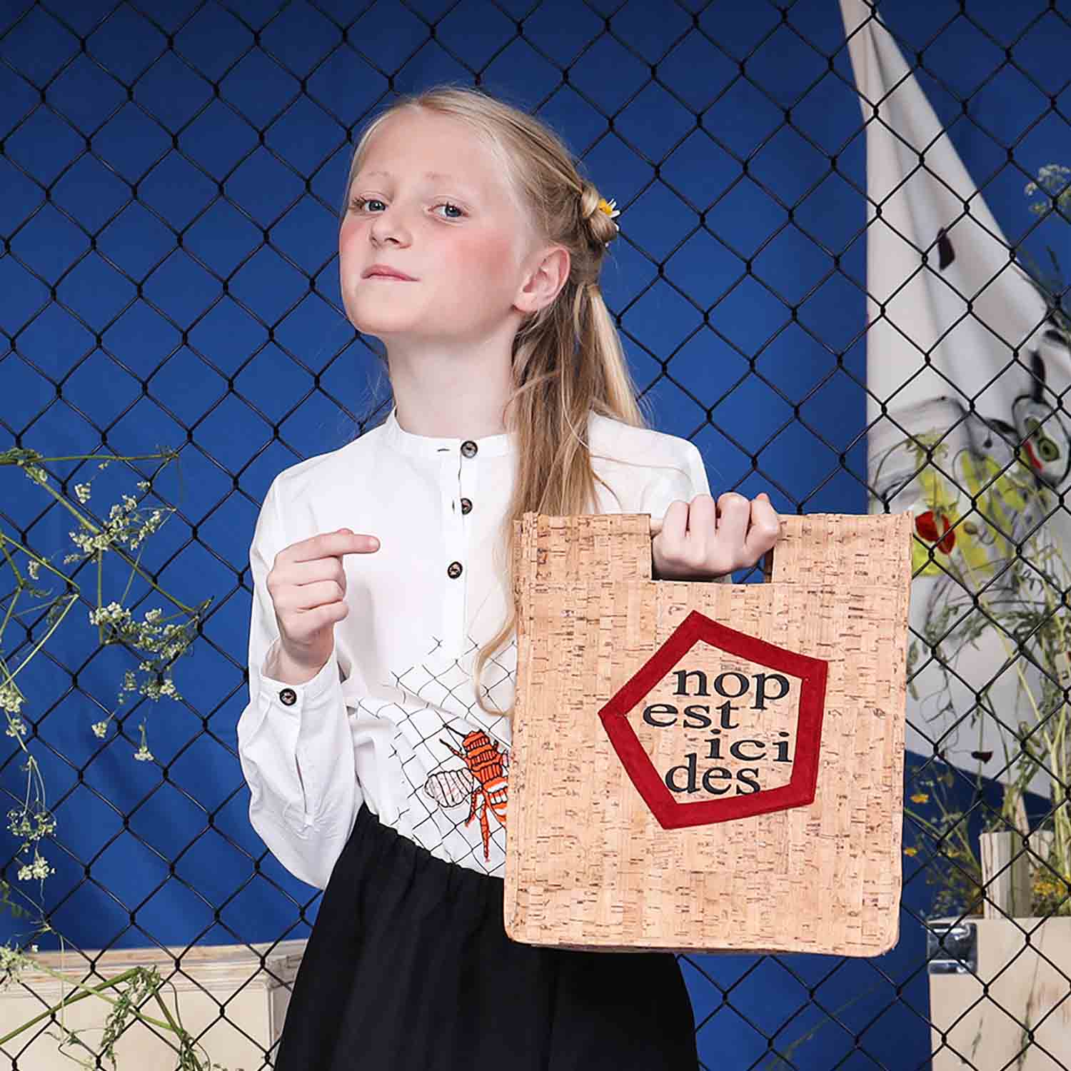 Cork Handbag – view 2 – Infantium Victoria