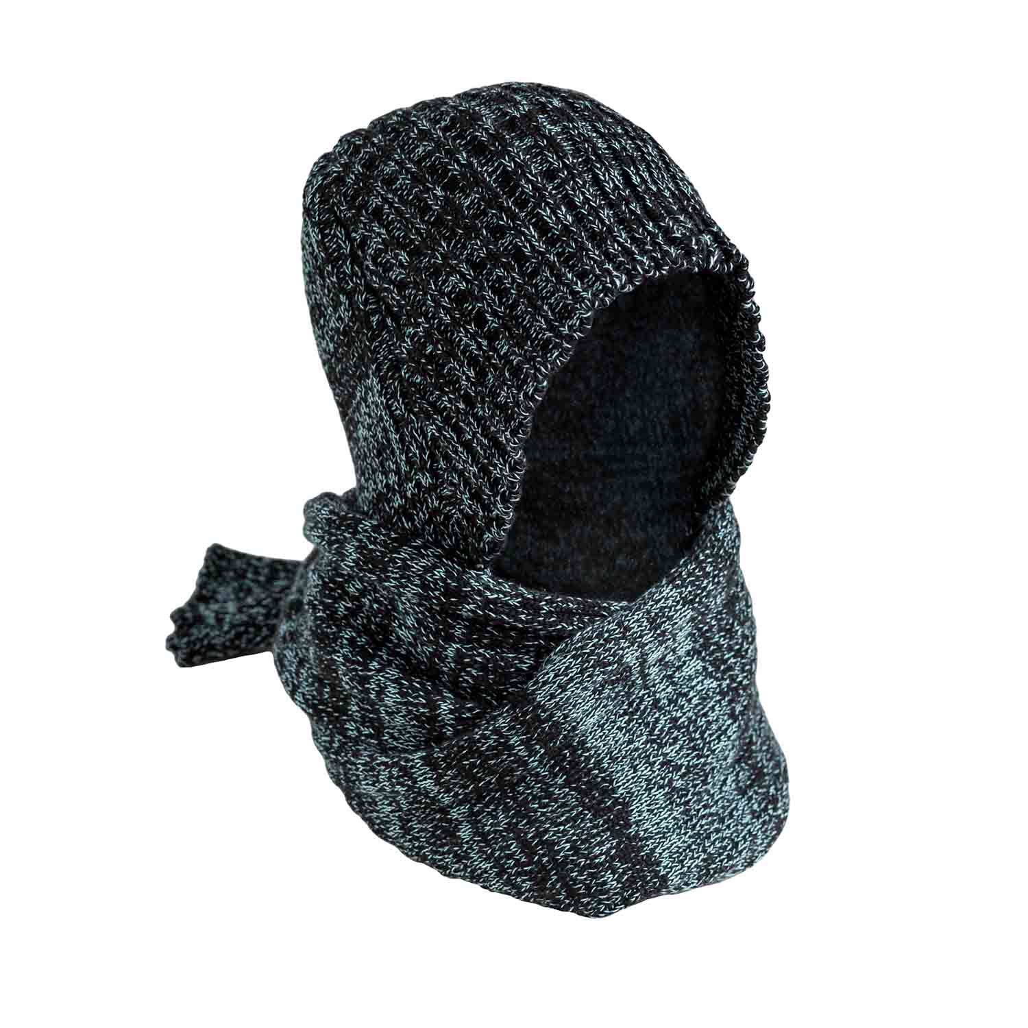 Black and Blue Knitted Hat-Scarf – Infantium Victoria