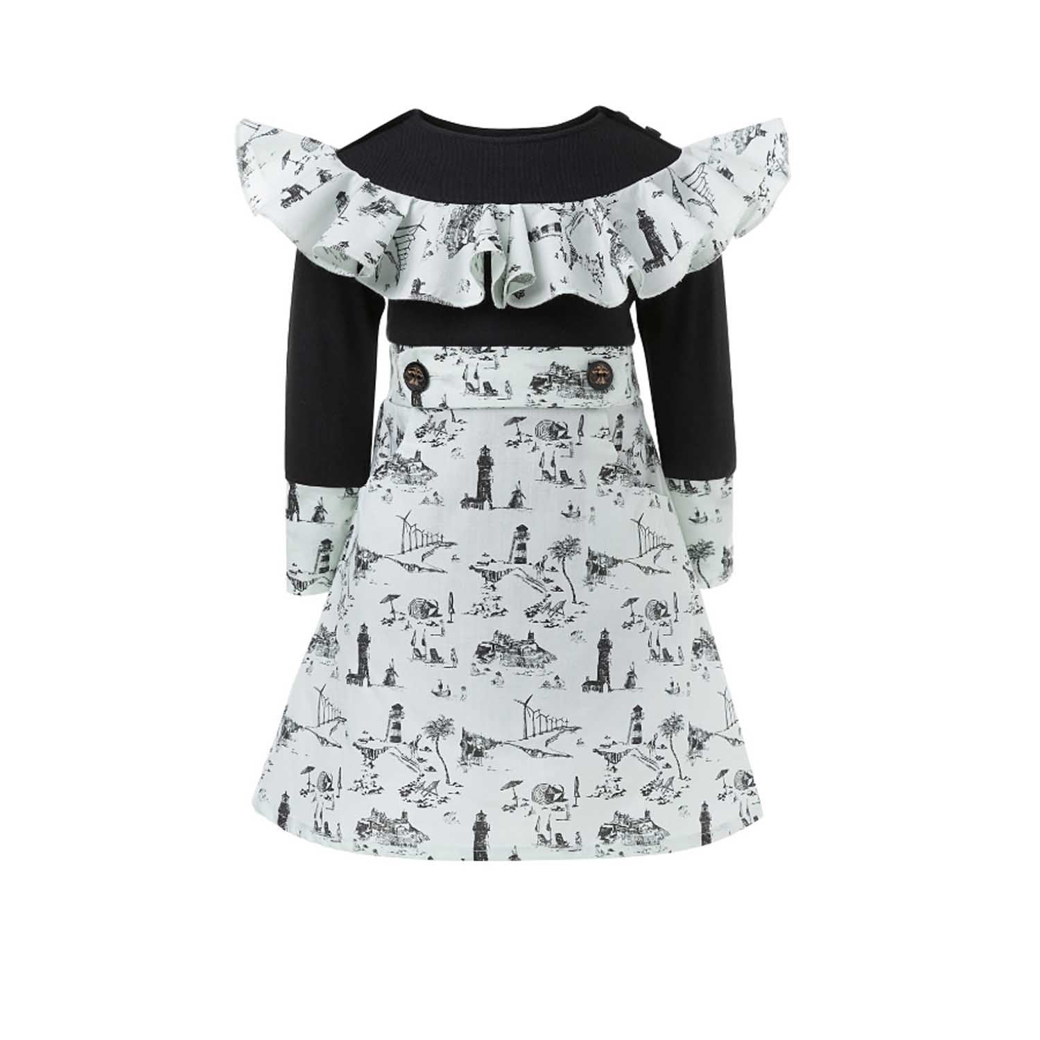 Girls' Vintage Frill Dress – Infantium Victoria