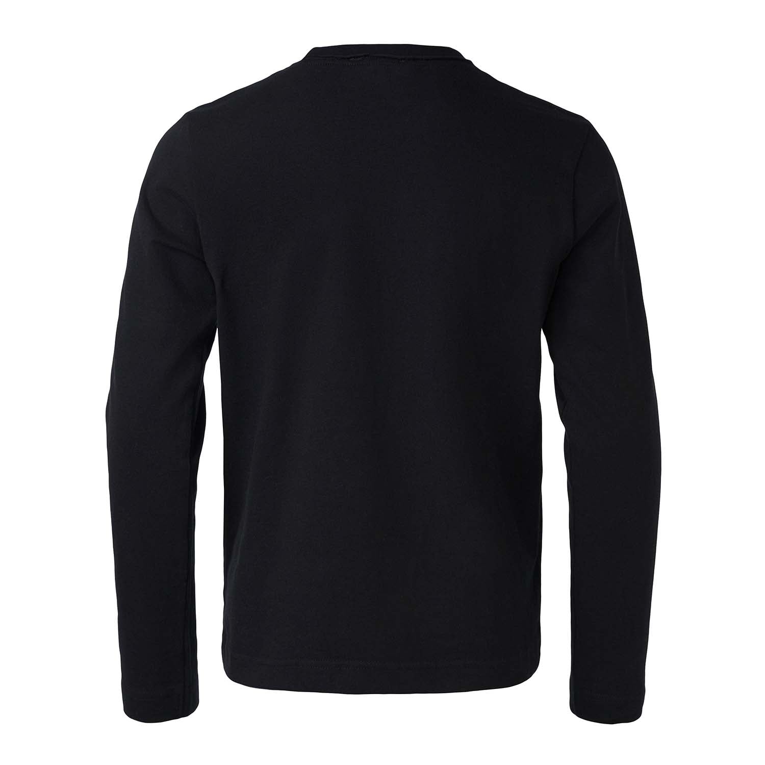 Kids Black Longsleeve Top with Panda Application – view 5 – Infantium Victoria