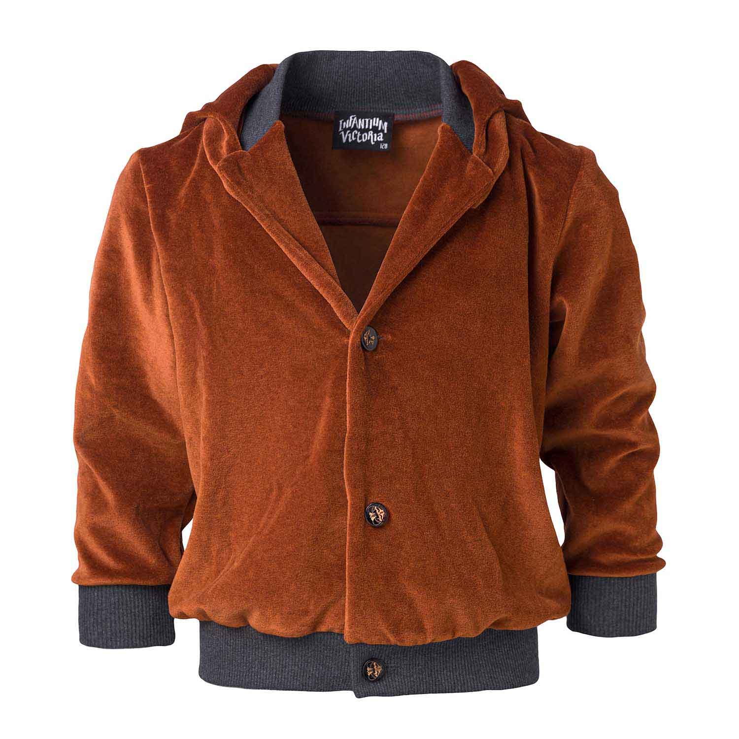 Kids Copper Velvet Hoodie – Infantium Victoria