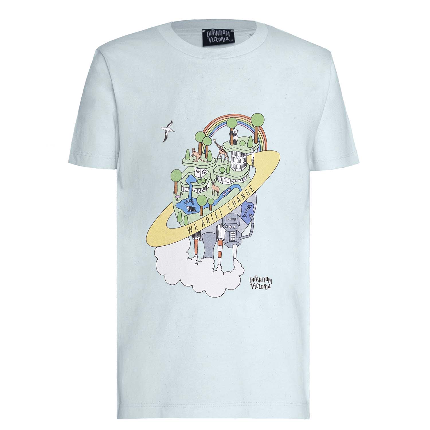 Earth Day T Shirt for Kids in Mint Green – Infantium Victoria