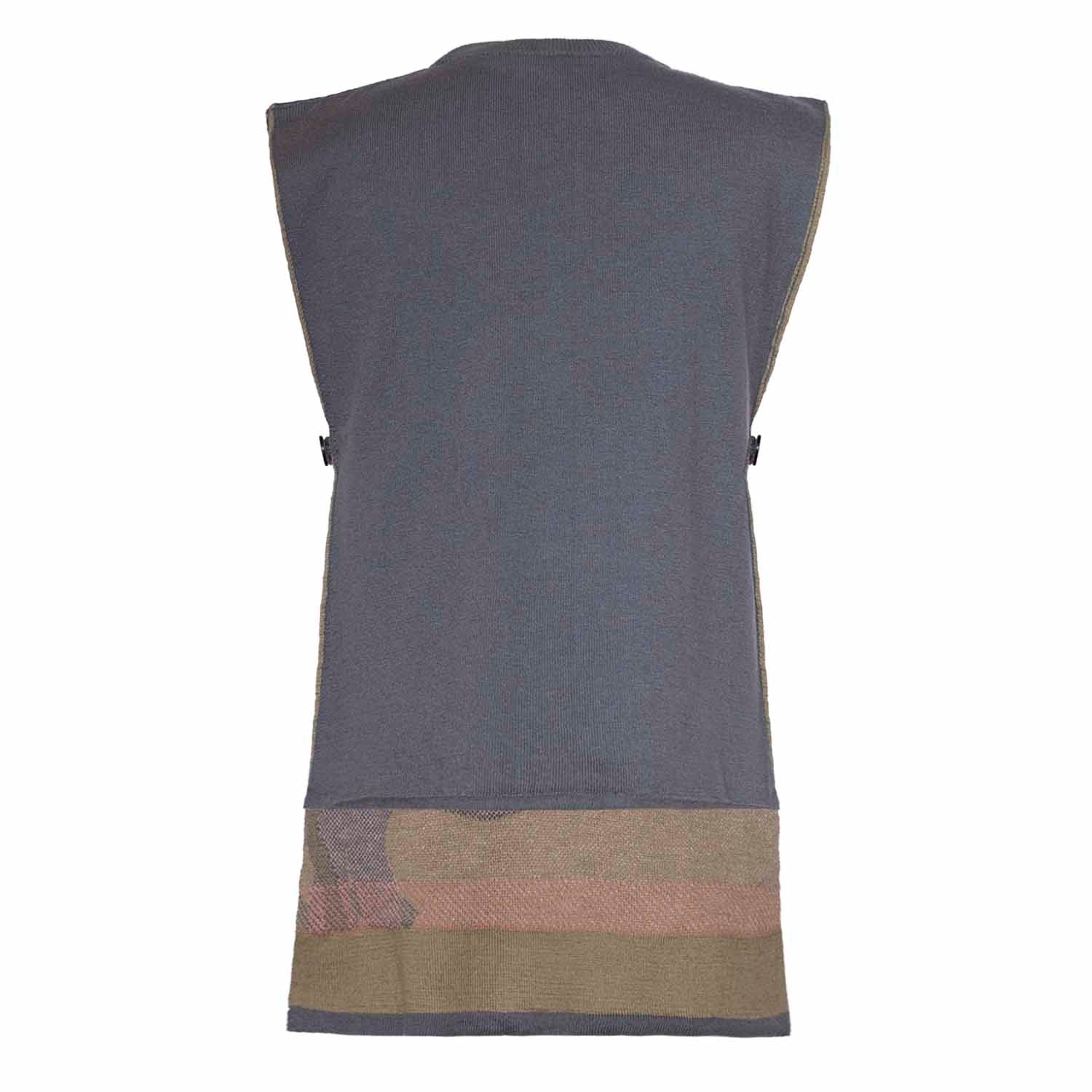 Grey Knitted Vest – view 5 – Infantium Victoria