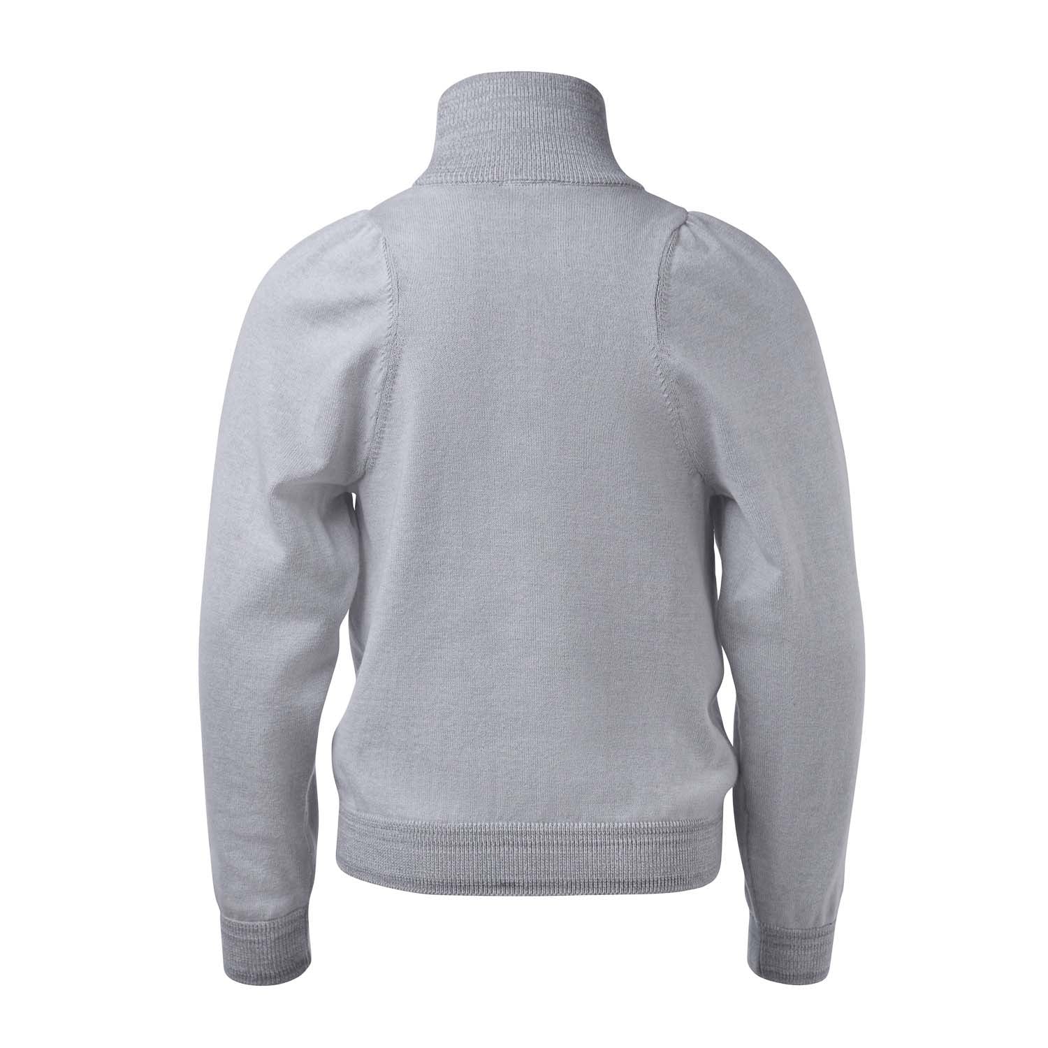 Kids' Light Grey Turtleneck – view 3 – Infantium Victoria