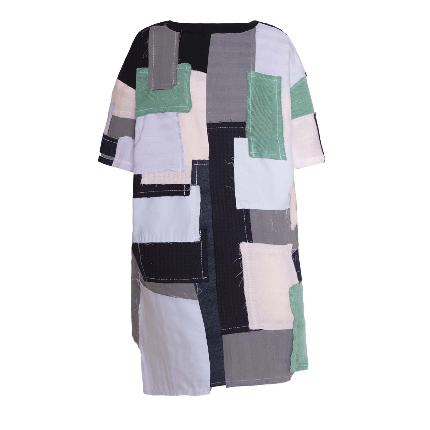 Zero Waste Girls Patchwork Dress – view 5 – Infantium Victoria