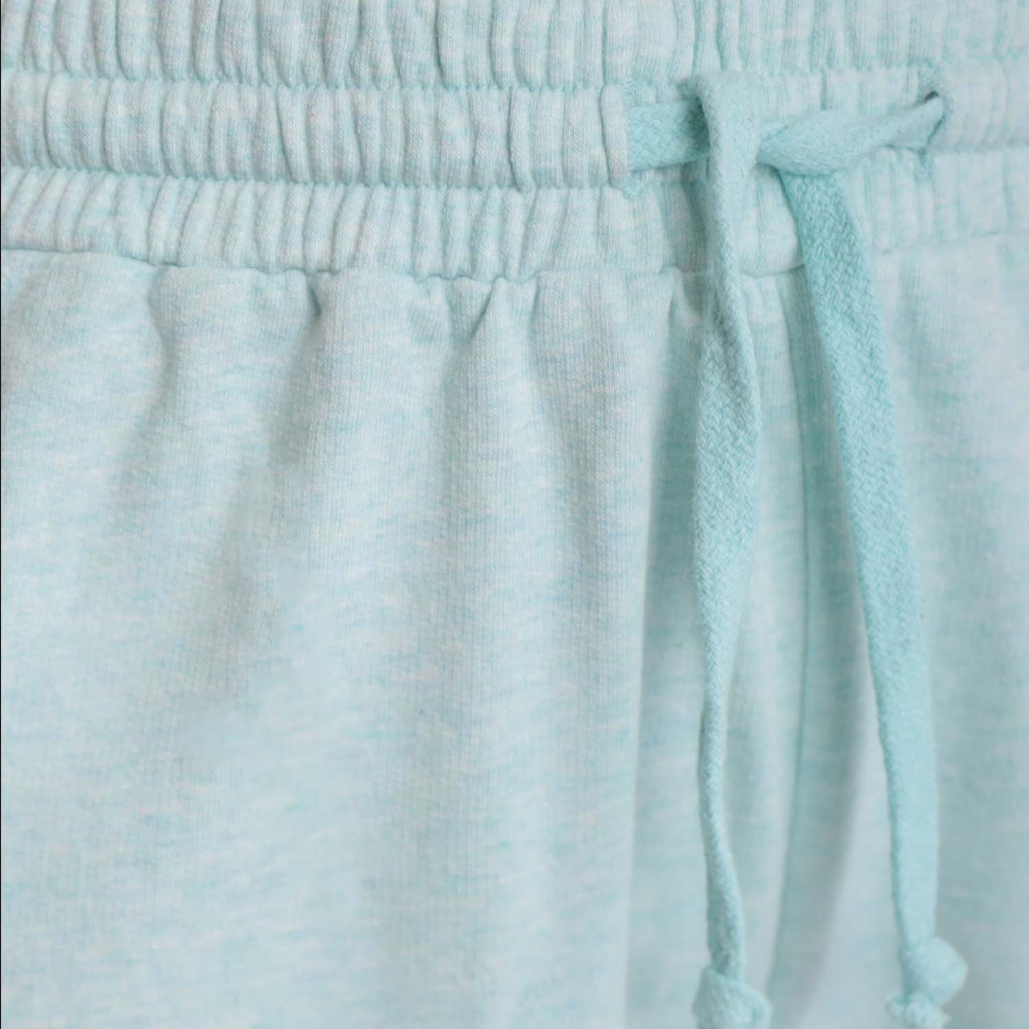 Mint Green Girls and Boys Sweat Shorts – view 4 – Infantium Victoria