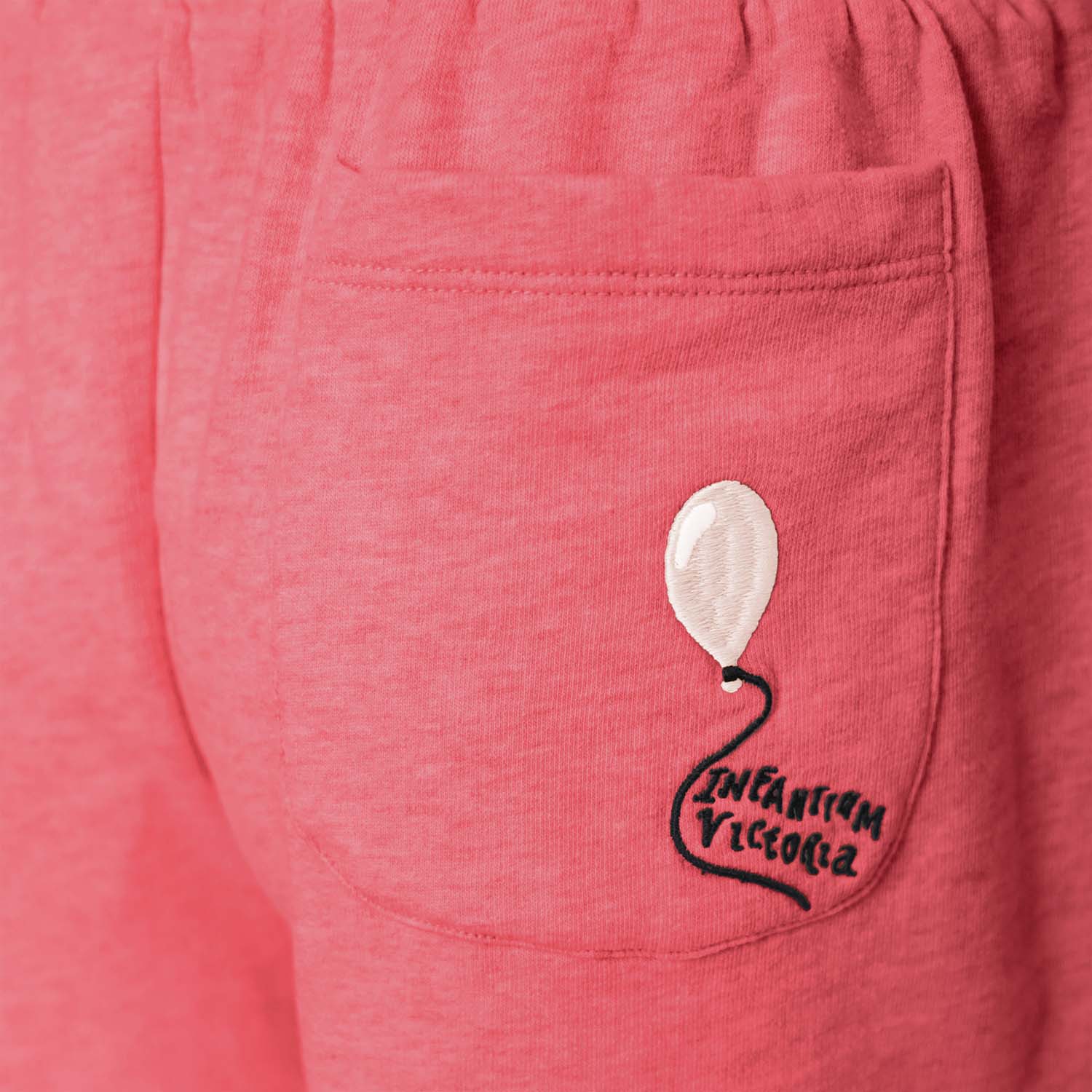 Red Girls and Boys Sweat Shorts – view 5 – Infantium Victoria