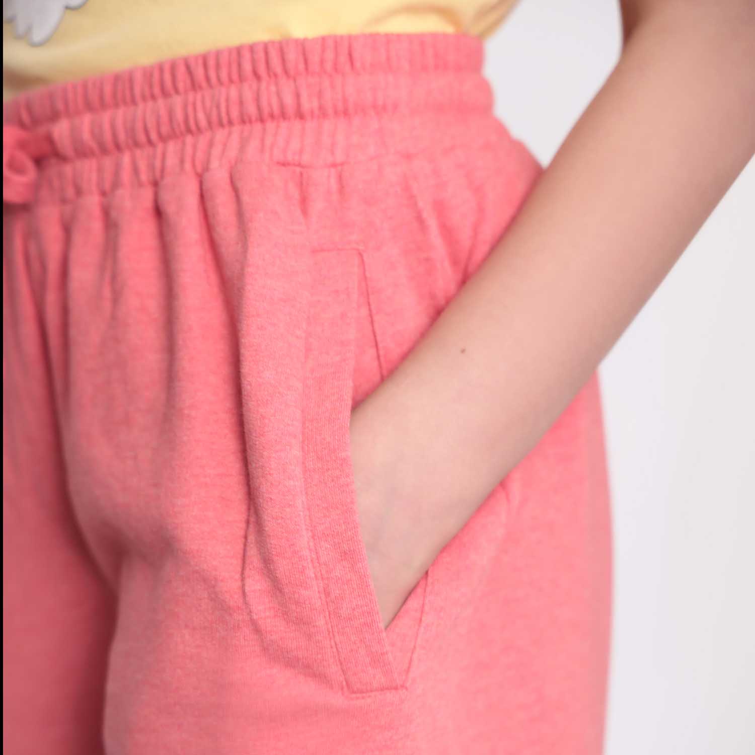 Red Girls and Boys Sweat Shorts – view 3 – Infantium Victoria