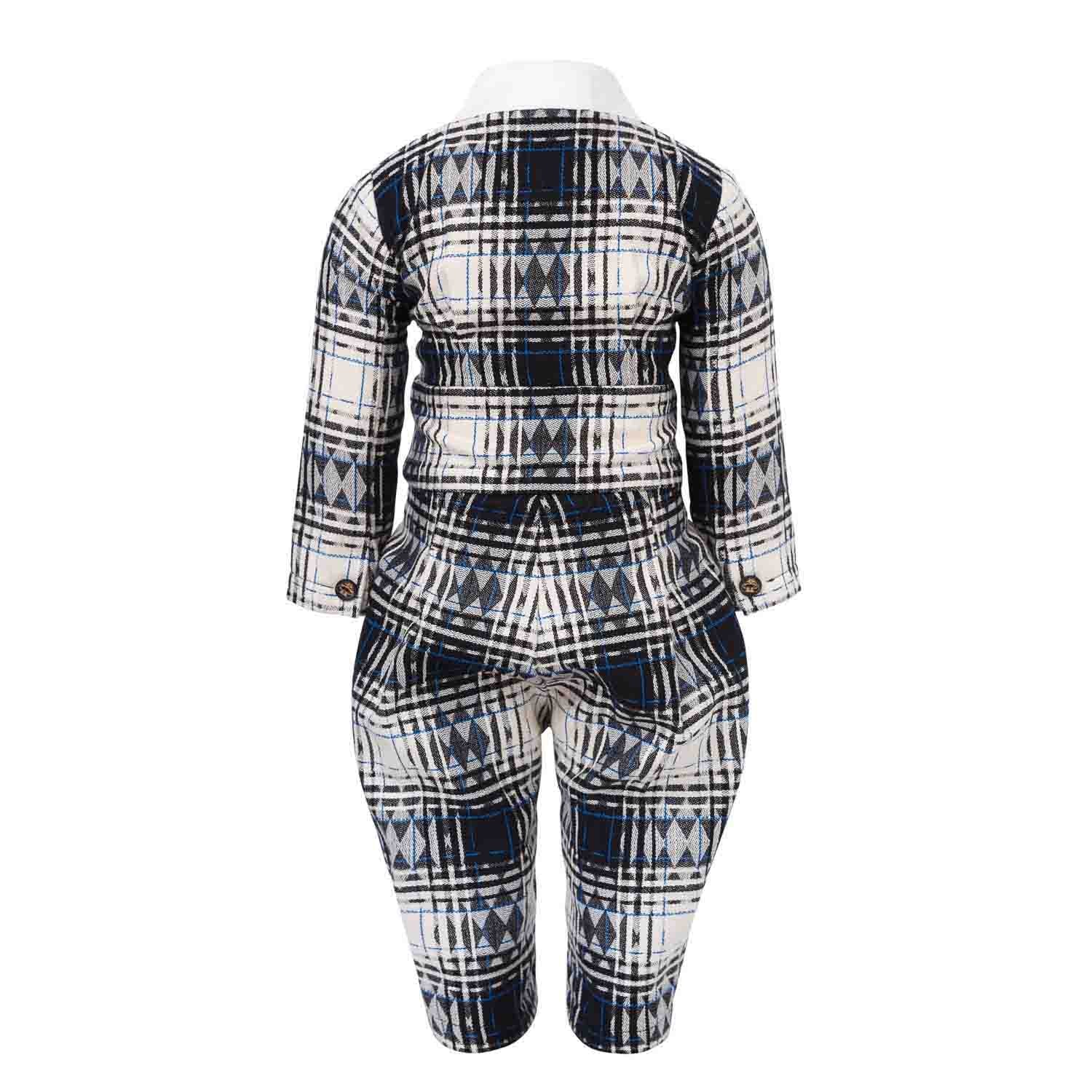 Tartan Baby Romper – view 2 – Infantium Victoria