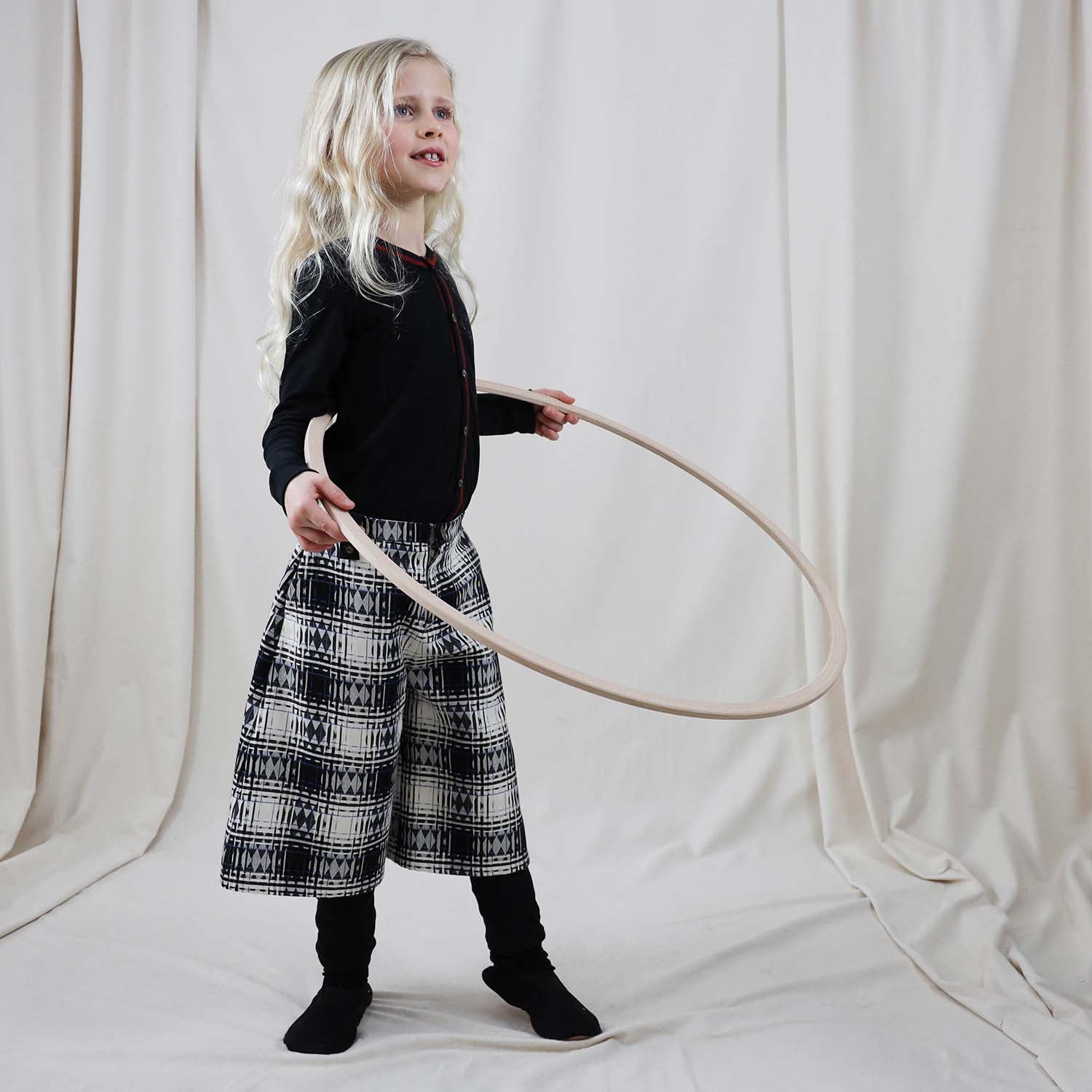 Tartan Culottes – view 2 – Infantium Victoria