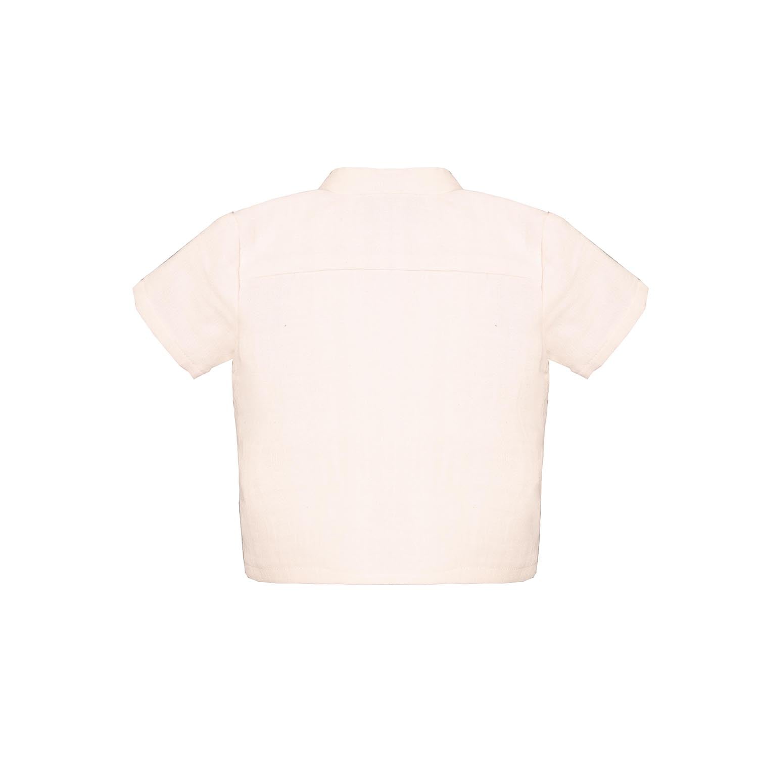 White Baby Shirt – view 2 – Infantium Victoria