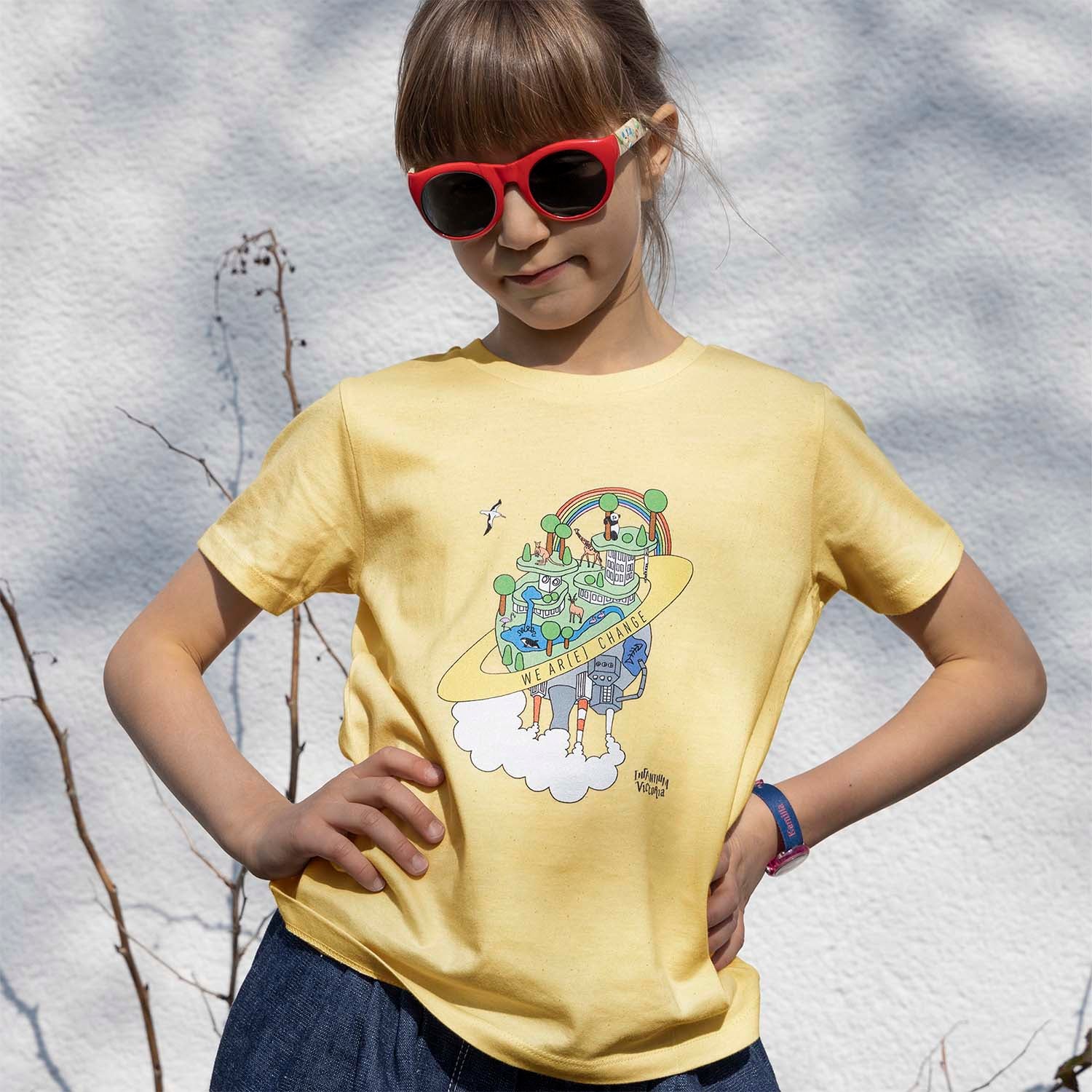 Graphic T Shirts for Boys and Girls - Earth Day Print (Design C) – view 2 – Infantium Victoria