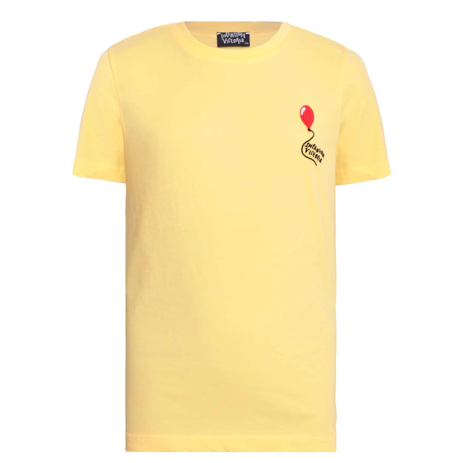 Kids T Shirt in Yellow with Embroidery – Infantium Victoria