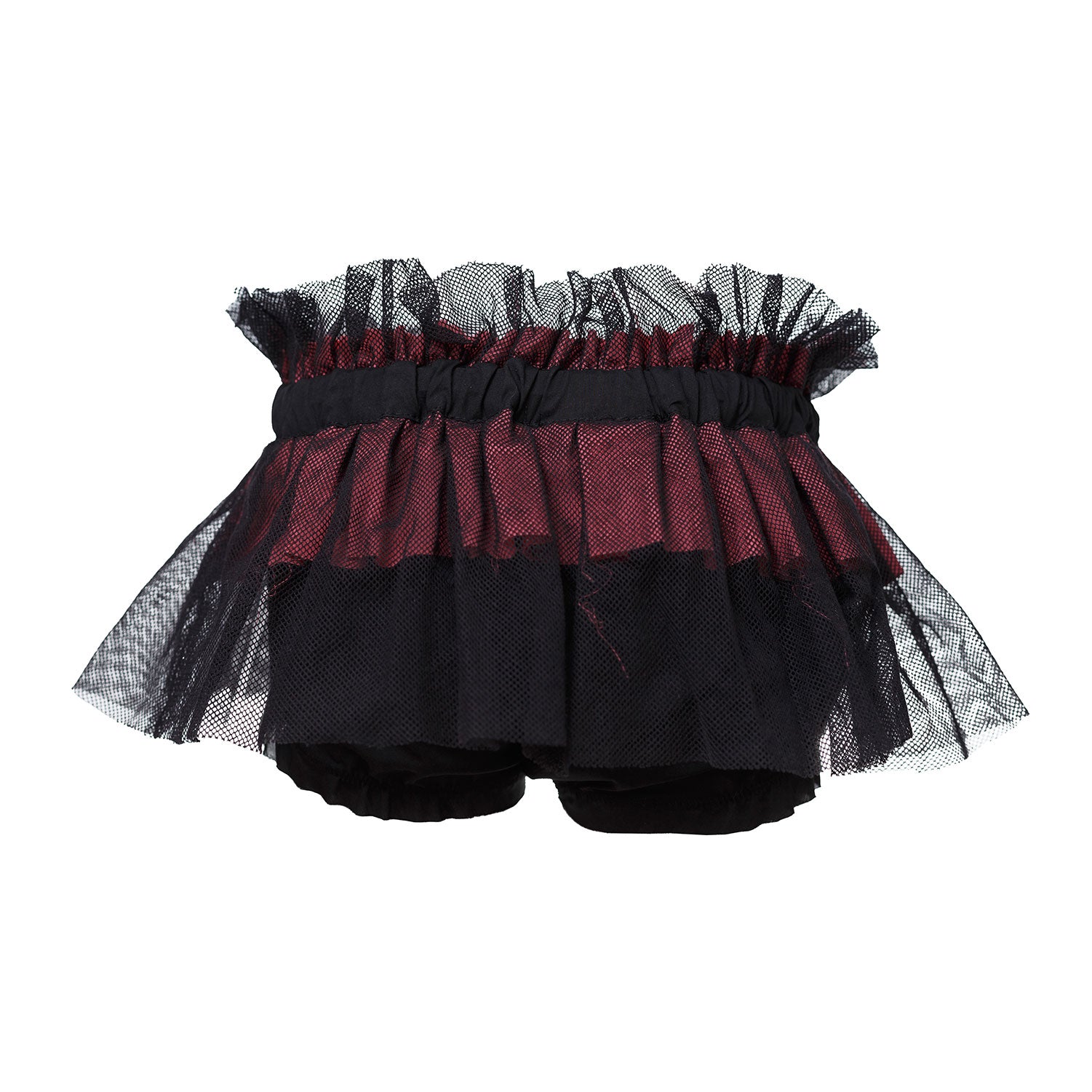 Baby Girl Bloomers in Black and Red – view 2 – Infantium Victoria
